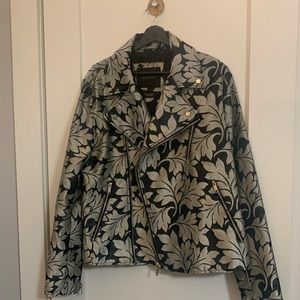 Zara Silver floral jacket